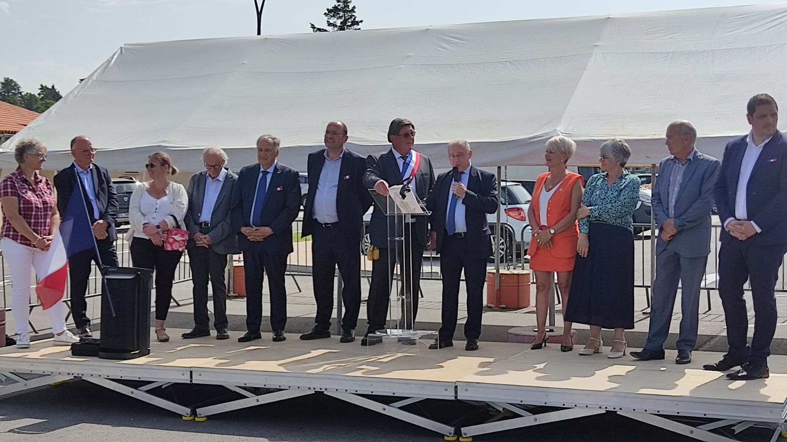 Le Progrès - Périgneux - Inauguration de l'espace des Roches